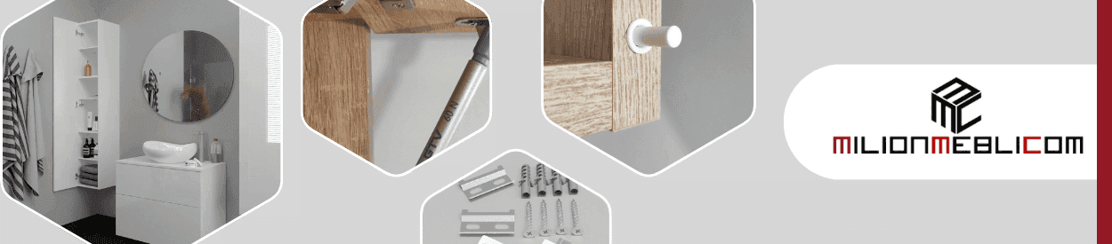 Baner Milionmebli.com – meble w heksagonach