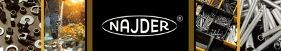 Baner sklepu Najder – kolorowy kolaż asortymentu